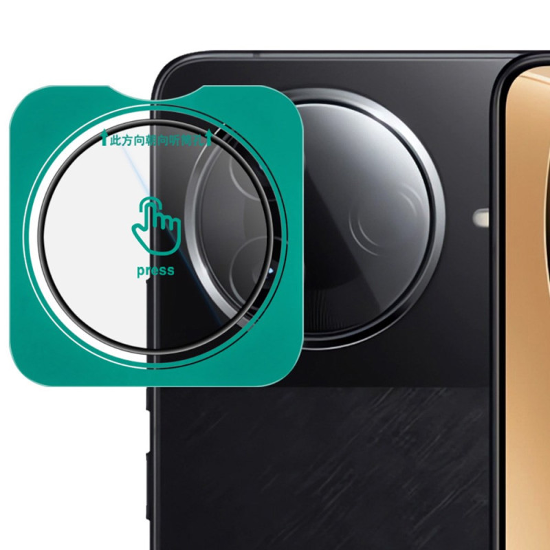 Lentille de Protection Objectif Xiaomi Poco F7 Pro 5G avec Cadre de Positionnement