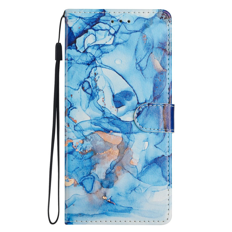 Housse Honor X8c Marbre bleu