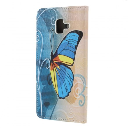 Housse Samsung Galaxy J6 Plus Papillons et Fleurs Housse Samsung Galaxy J6 Plus Papillons et Fleurs