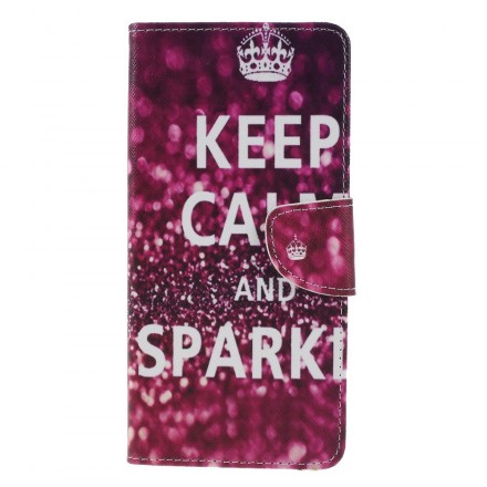 Housse Samsung Galaxy J6 Plus Keep Calm and Sparkle Housse Samsung Galaxy J6 Plus Keep Calm and Sparkle