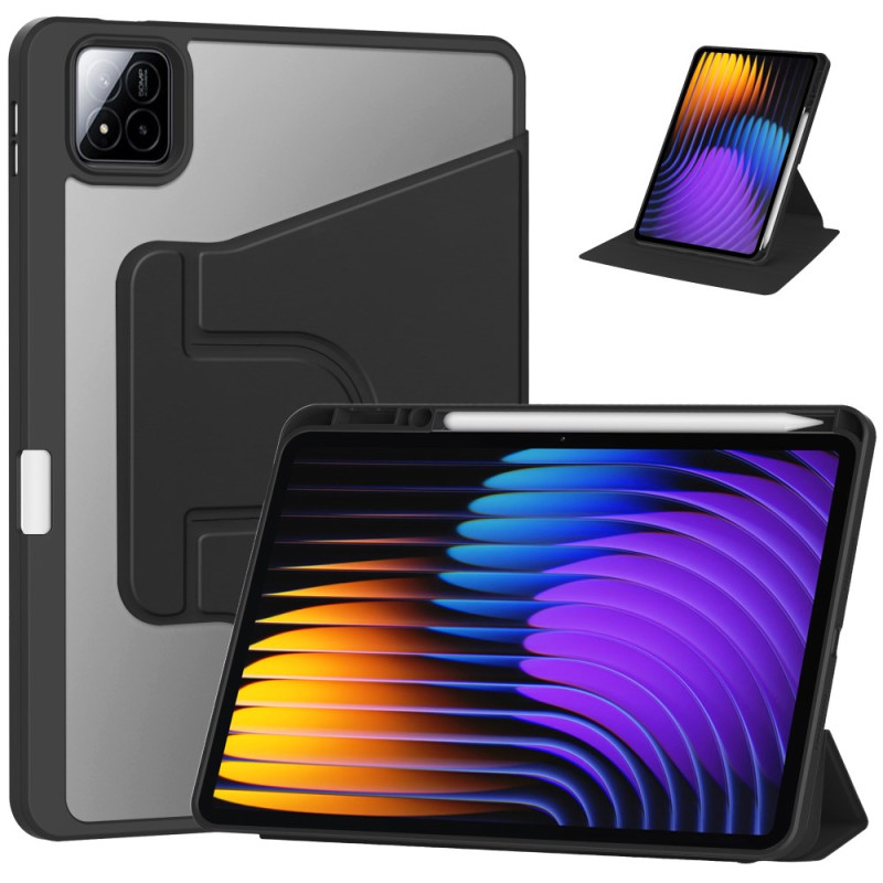 Étui Xiaomi Pad 7 / Pad 7 Pro Effet Cuir avec Support Rotatif à 360°