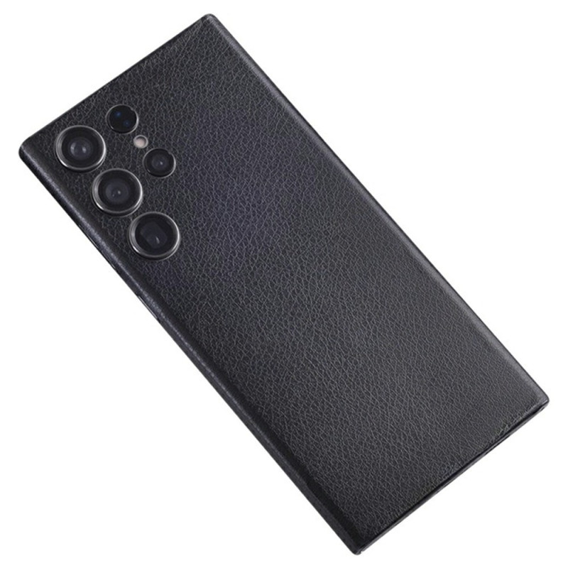 Protection arrière design pour Samsung Galaxy S24 Ultra avec texture cuir