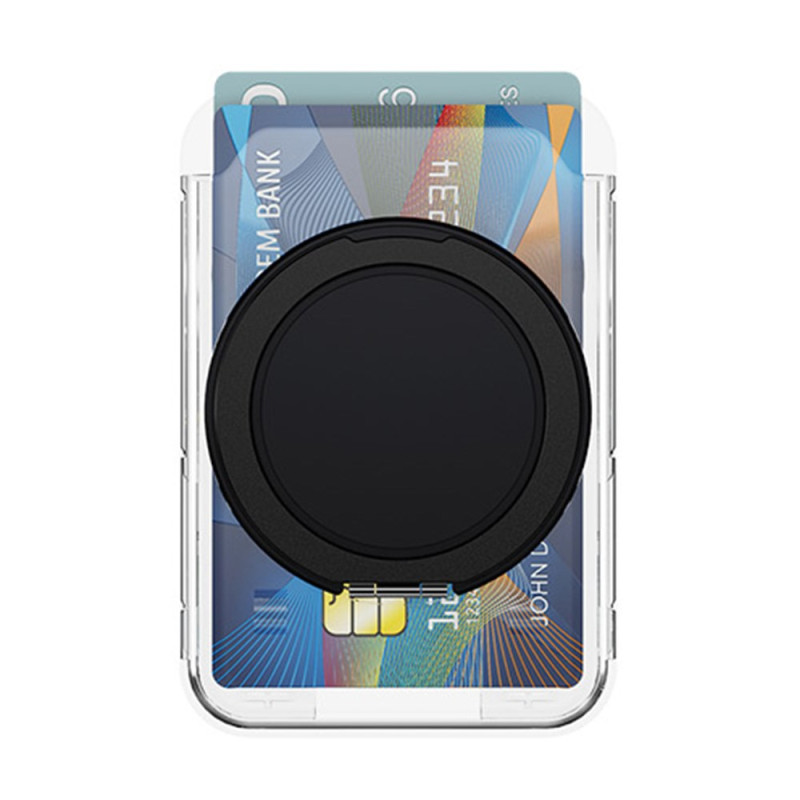 Coque Magnétique avec Porte-Cartes et Support Ajustable