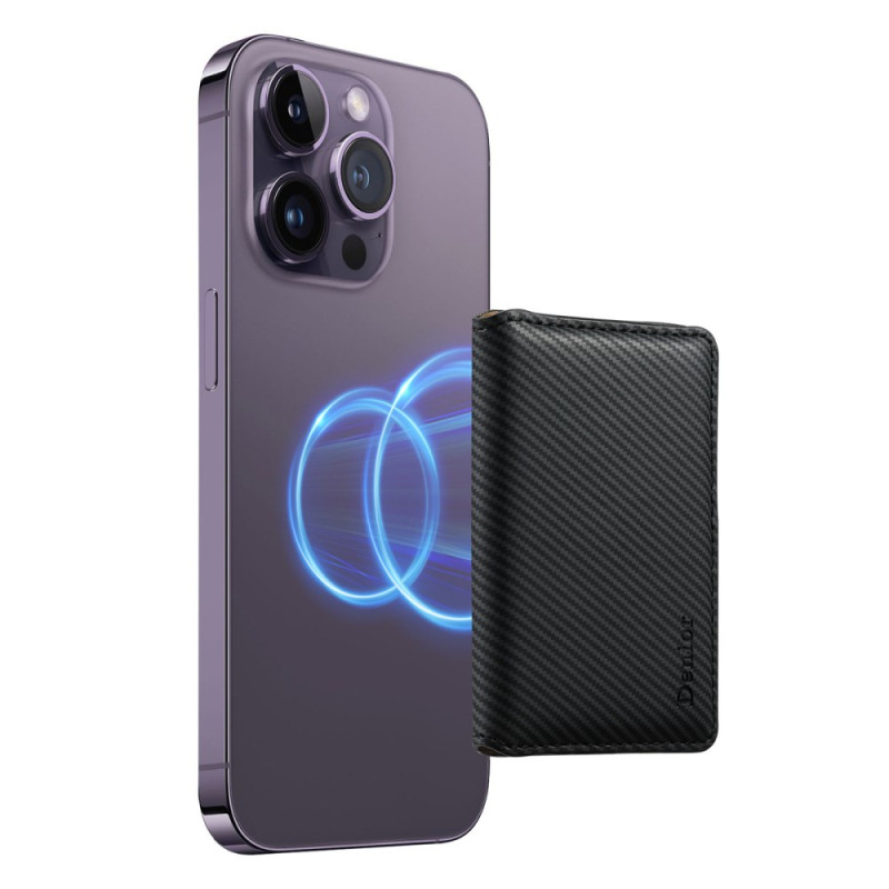 Porte-Cartes Magnétique Compatible MagSafe avec Support DENIOR
