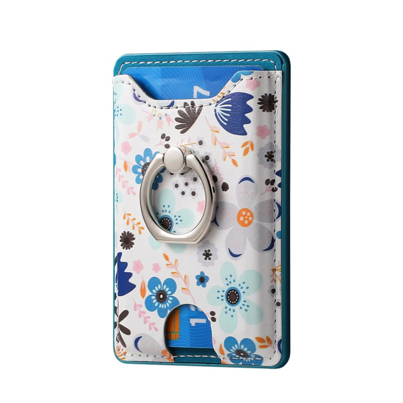 Porte-Carte Multifonction Design Floral