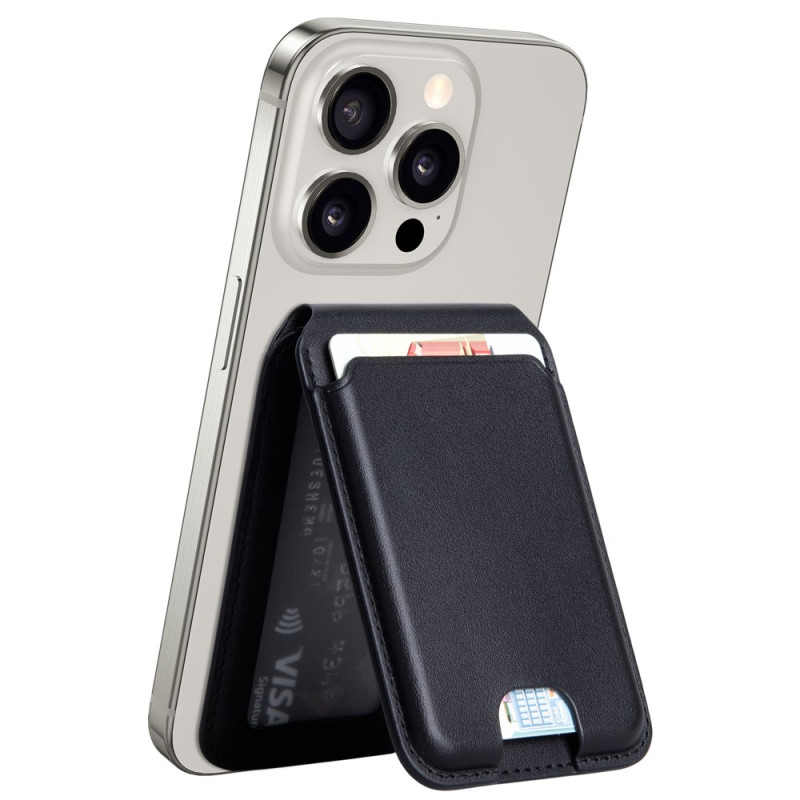 Porte-Cartes Effet Cuir avec Support et Protection RFID