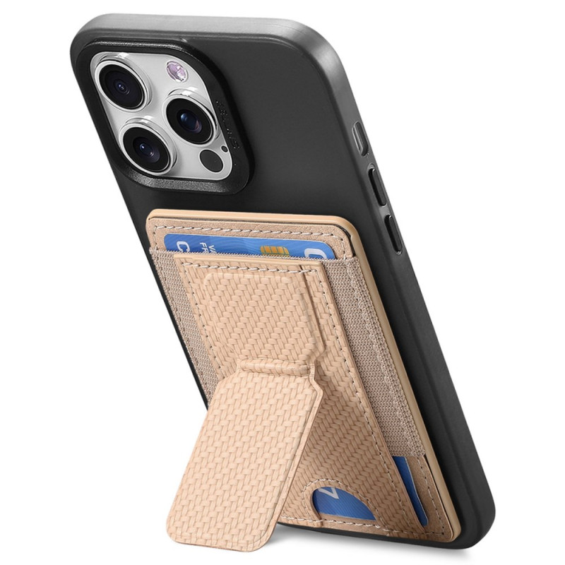 Porte-Cartes Fibre Carbone avec Support Pliable