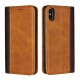 Flip Cover iPhone XS Bicolore Effet Cuir Flip Cover iPhone XS Bicolore Effet Cuir