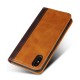 Flip Cover iPhone XS Bicolore Effet Cuir Flip Cover iPhone XS Bicolore Effet Cuir