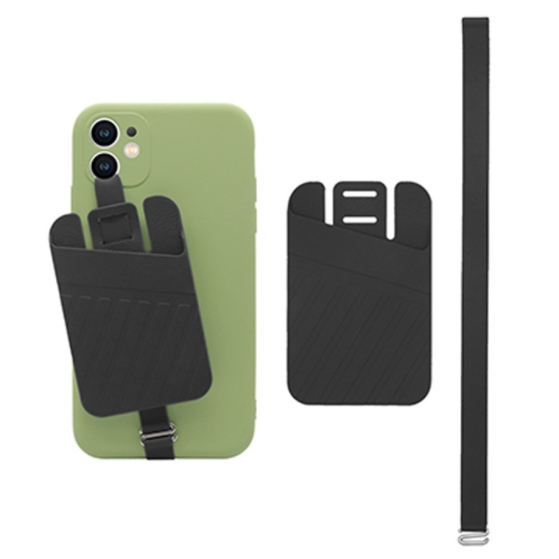 Porte-Cartes en Silicone avec Sangle
