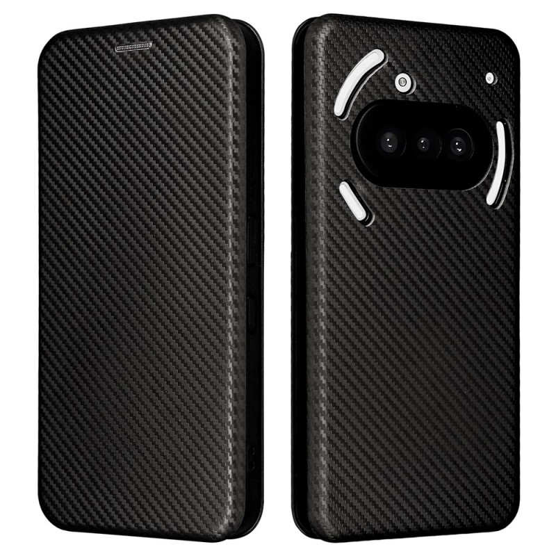 Flip Cover Nothing Phone (3a Fibre Carbone