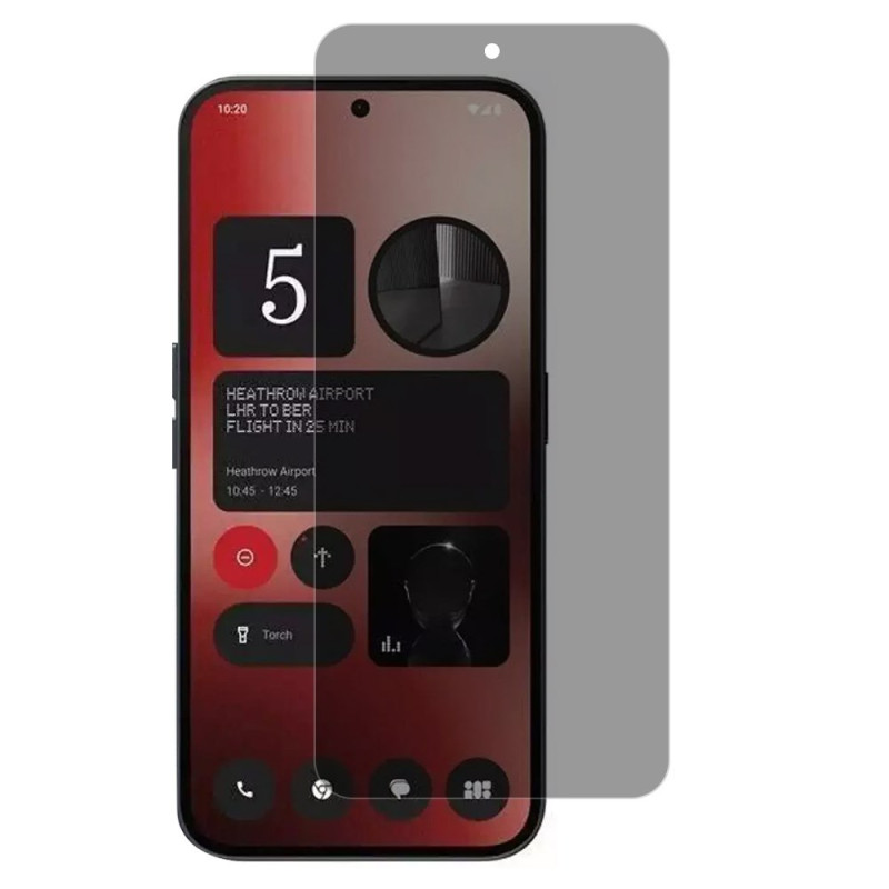 Protection en Verre Trempé Anti-Espion pour Écran Nothing Phone (3a)