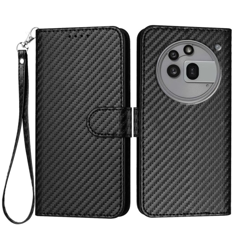 Housse Nothing Phone (3a) Pro Texture Fibre Carbone