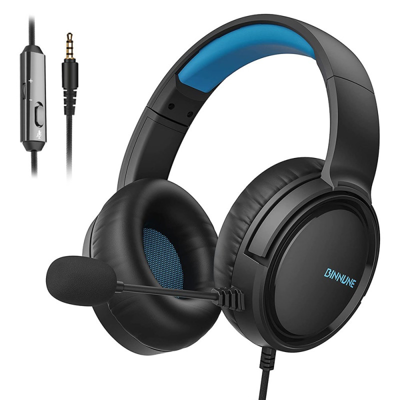 Casque de Jeu avec Microphone BINNUNE