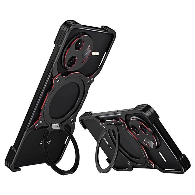 Coque Poco F7 Ultra 5G Support et Pare-chocs Métallique