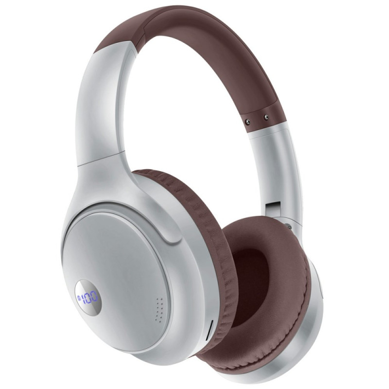 Casque Bluetooth Circum-Aural avec Affichage Numérique AKZ-16B
