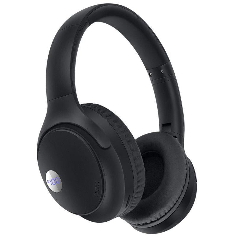 Casque Bluetooth Circum-Aural avec Affichage Numérique AKZ-16B