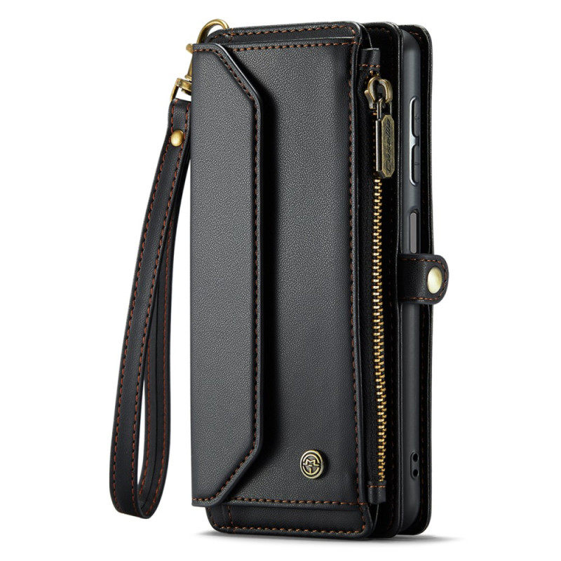 Housse Samsung Galaxy A32 5G / M32 5G Portefeuille 10 Porte-Cartes et Lanière