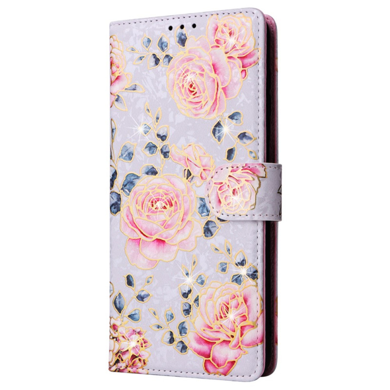 Housse Samsung Galaxy A32 5G / M32 5G Protection RFID Florale