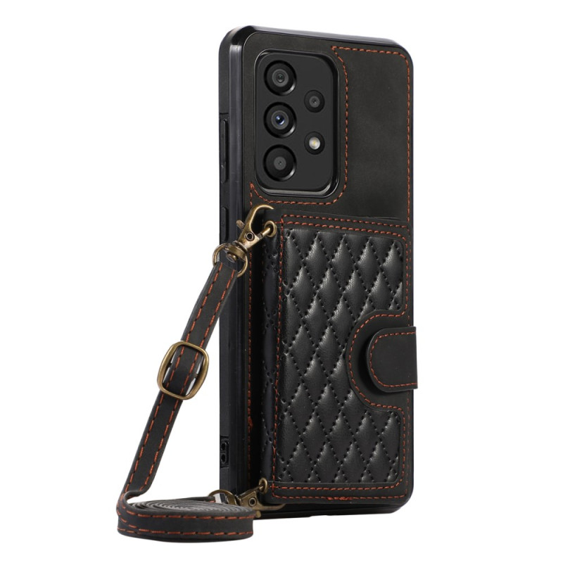 Coque Samsung Galaxy A32 5G / M32 5G Porte-Cartes et Lanière