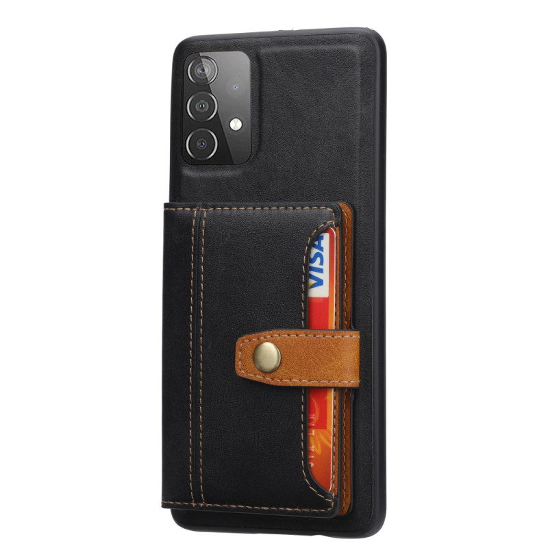 Coque Samsung Galaxy A32 5G / M32 5G Effet Cuir Porte-Cartes et Support