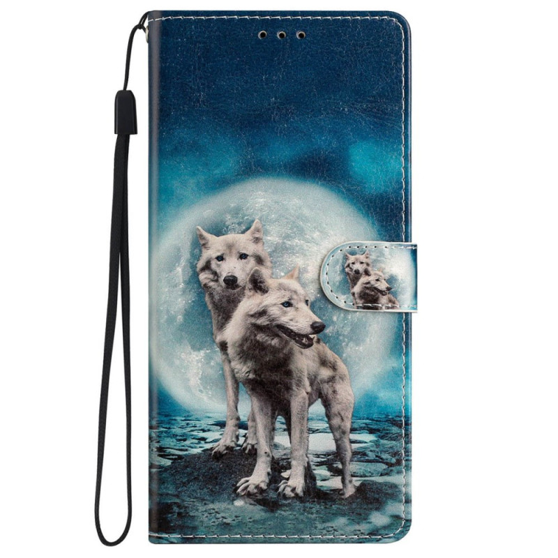 Housse Moto G45 5G / G34 5G Deux loups