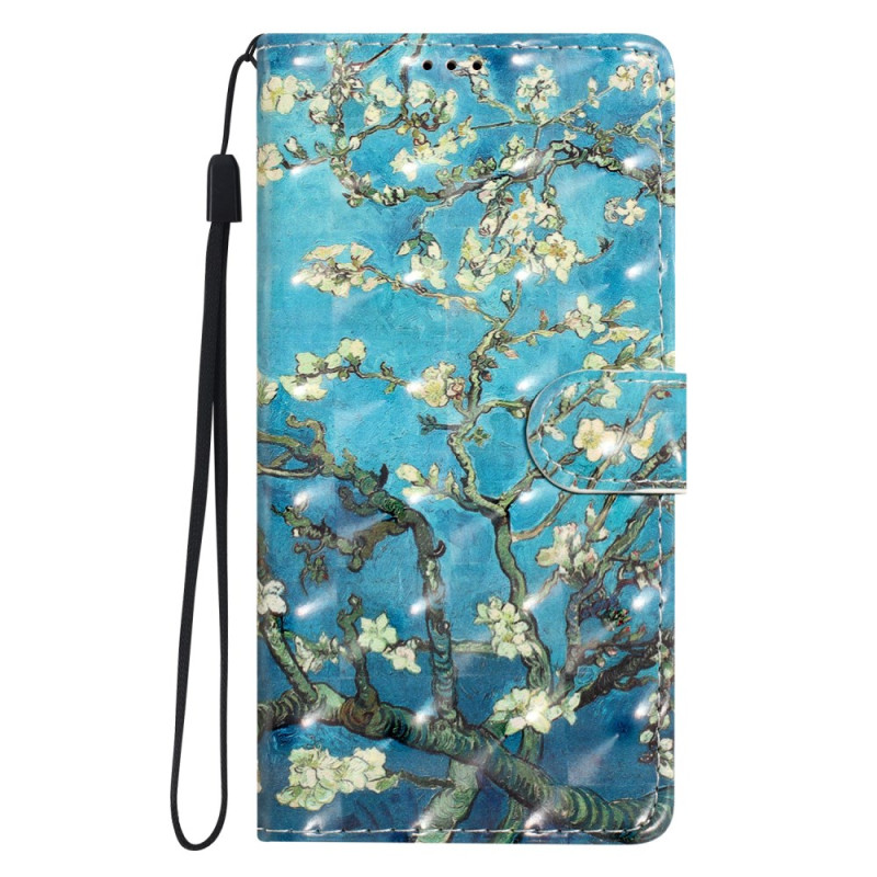 Housse Moto G45 5G / G34 5G Fleur d'Abricotier 3D