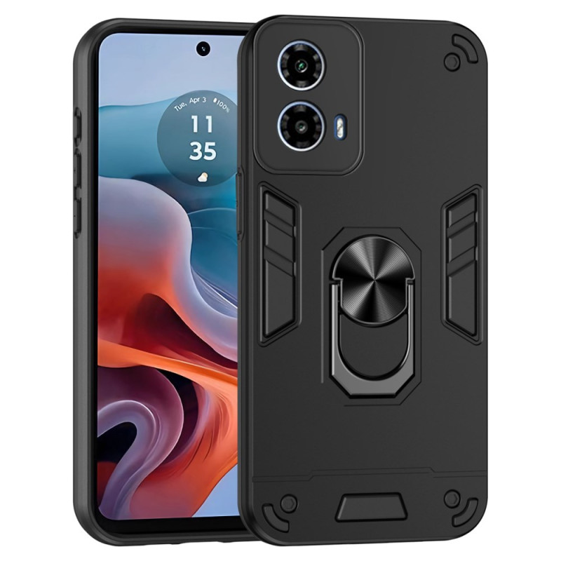 Coque Moto G45 5G / G34 5G avec Support et Plaque Métallique