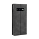 Flip Cover iSamsung Galaxy S10 Effet Cuir Vintage Stylisé Flip Cover iSamsung Galaxy S10 Effet Cuir Vintage Stylisé