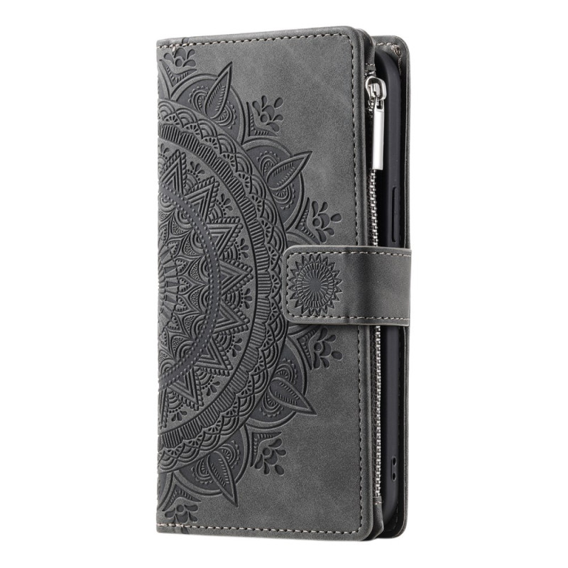 Housse Honor 400 Lite Portefeuille Effet Daim Mandala