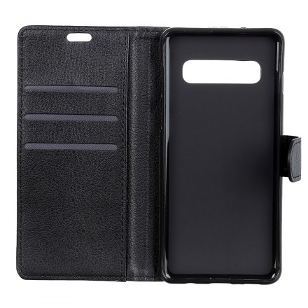 Housse Samsung Galaxy S10 Simili Cuir Rétro Housse Samsung Galaxy S10 Simili Cuir Rétro