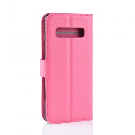 Housse Samsung Galaxy S10 Simili Cuir Rétro