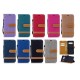 Housse Samsung Galaxy S10 Tissu et Effet Cuir à Lanière Housse Samsung Galaxy S10 Tissu et Effet Cuir à Lanière