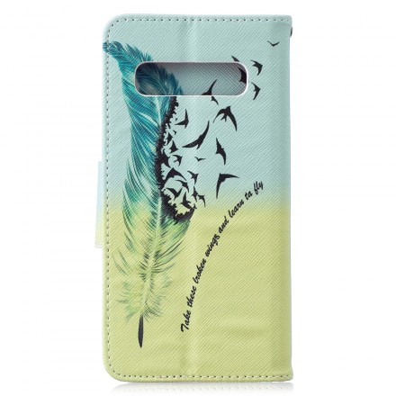 Housse Samsung Galaxy S10 Learn To Fly Housse Samsung Galaxy S10 Learn To Fly