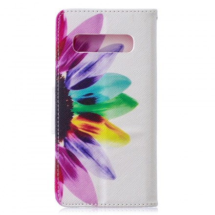 Housse Samsung Galaxy S10 Fleur Aquarelle Housse Samsung Galaxy S10 Fleur Aquarelle