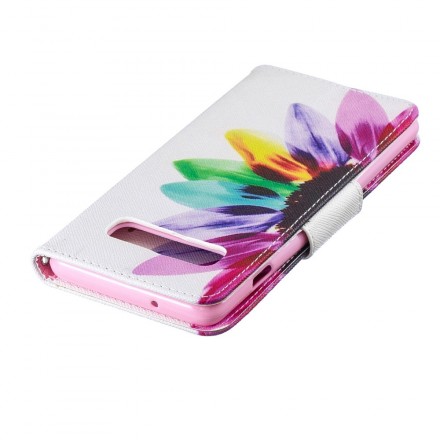 Housse Samsung Galaxy S10 Fleur Aquarelle Housse Samsung Galaxy S10 Fleur Aquarelle