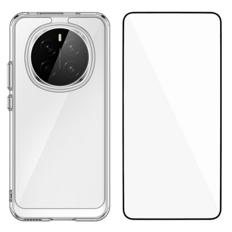 Coque Honor Magic 7 5G Transparente avec Protection en verre Trempé pour Écran
