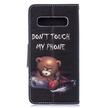 Housse Samsung Galaxy S10 Ours Dangereux Housse Samsung Galaxy S10 Ours Dangereux