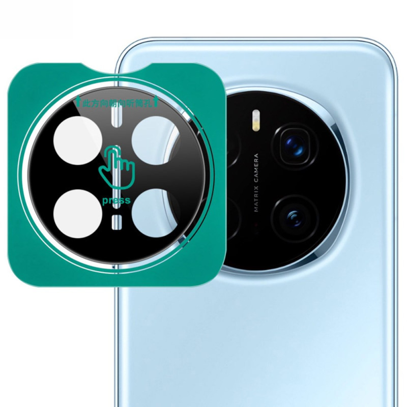 Lentille de Protection pour Honor Magic 7 Pro 5G avec Cadre Auto-Positionnable (version noire)