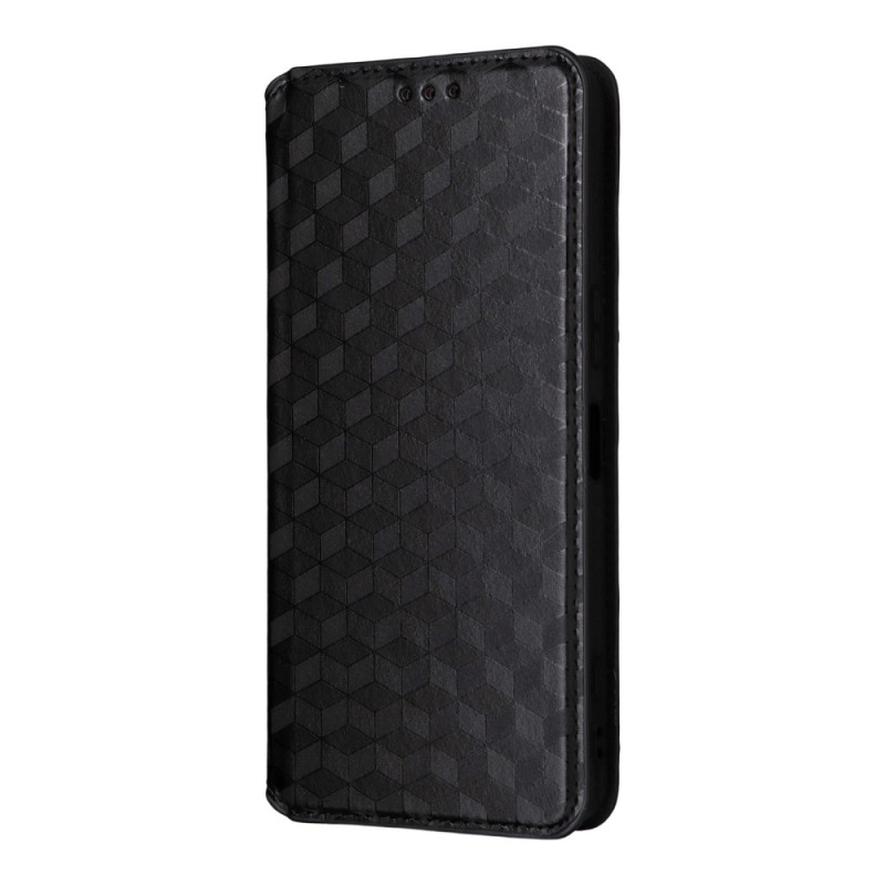 Flip Cover Motorola Edge 60 Fusion Losanges 3D