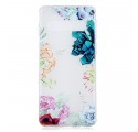 Coque Samsung Galaxy S10 Transparente Fleurs Aquarelles