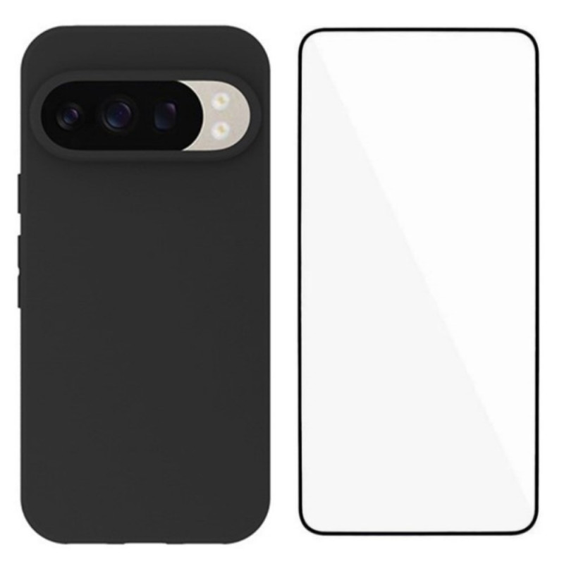Coque Google Pixel 10 / 10 Pro Silicone avec Protecteur Écran WANLONFENG