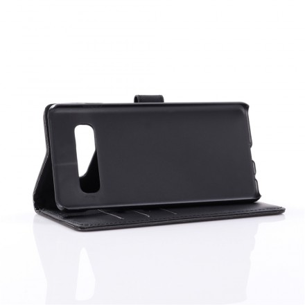 Housse Samsung Galaxy S10 Simili Cuir Vintage Housse Samsung Galaxy S10 Simili Cuir Vintage