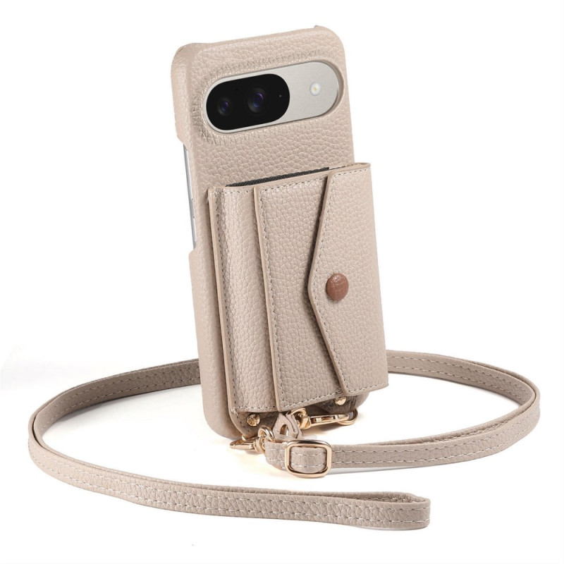 Coque Google Pixel 10 / 9 Porte-Cartes, Miroir et Bandoulière