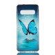 Coque Samsung Galaxy S10 Papillon Bleu Fluorescente