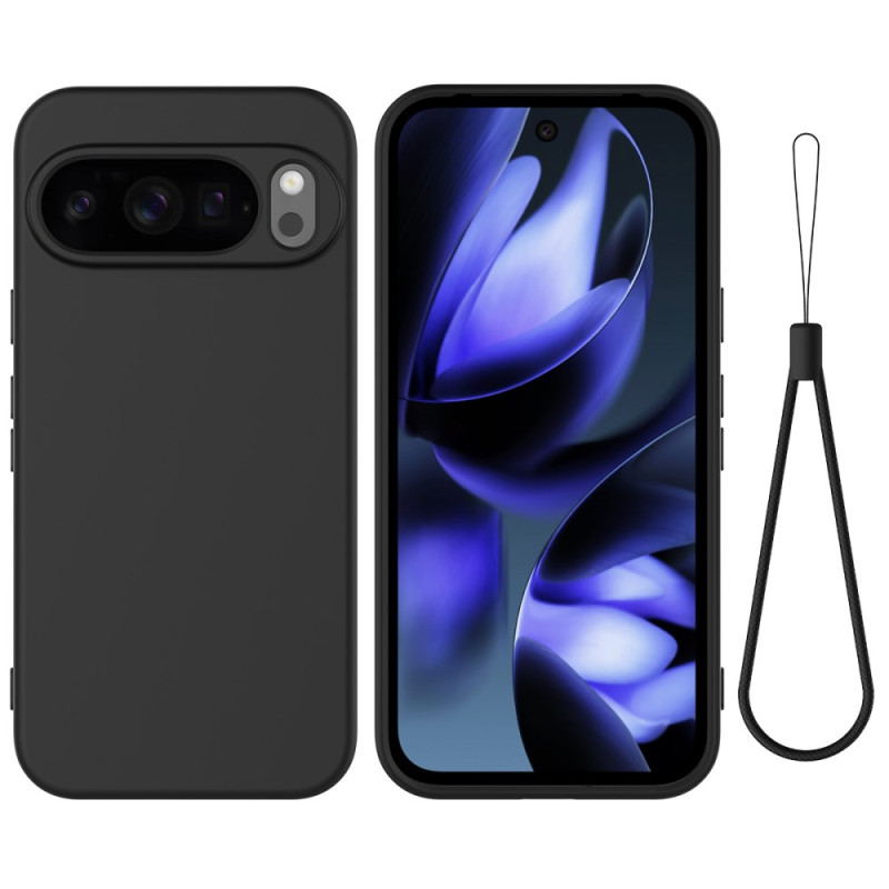 Coque Google Pixel 10 Pro XL Silicone Liquide à Lanière