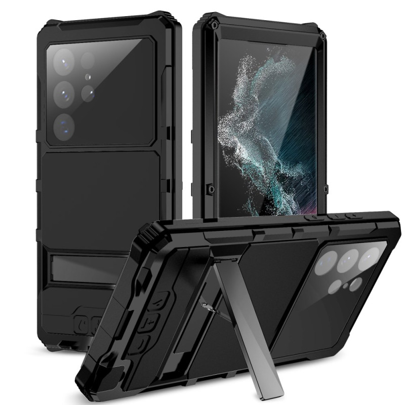Coque Samsung Galaxy S22 Ultra 5G Robuste avec Support R-JUST
