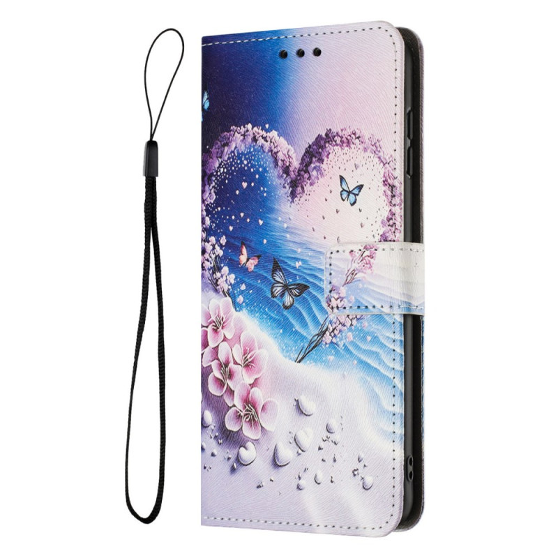 Housse Poco F7 Pro 5G / F7 Ultra 5G Papillons et Cœurs