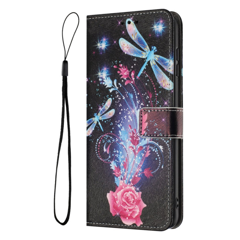 Housse Poco F7 Pro 5G / F7 Ultra 5G Libellules et Fleurs