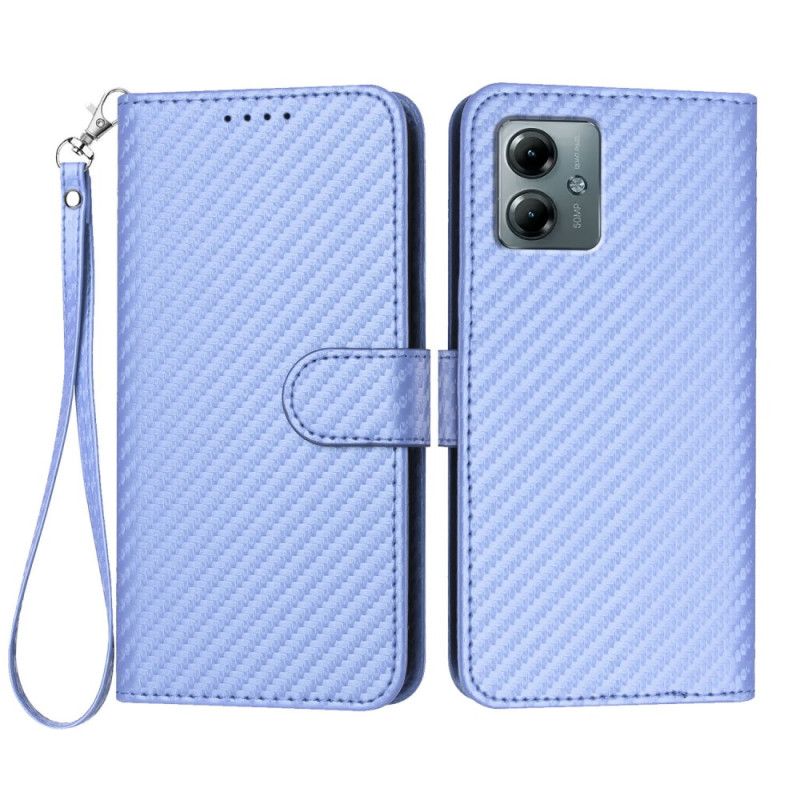 Housse Moto G Power (2025) Fibre Carbone